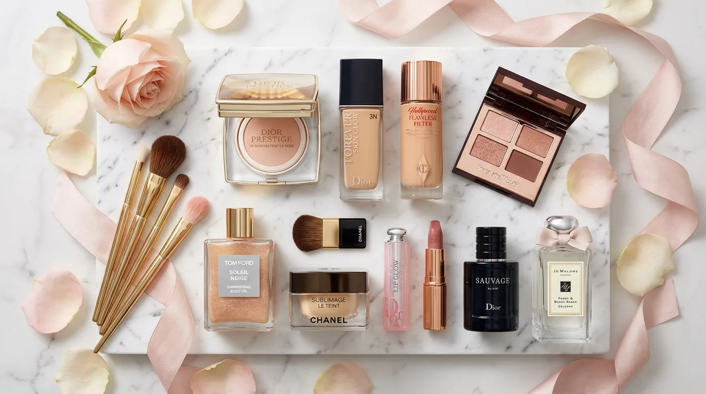 Luxury Cosmetics Kit - Dior, Charlotte Tilbury, MAC